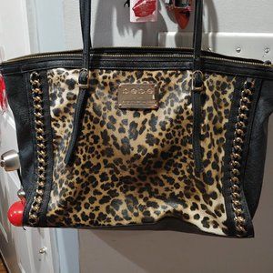 Bebe Woman's Tote Bag Brown/Black